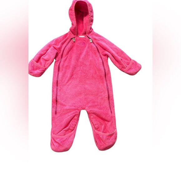 The North Face Pink Sherpa Coverall - Picture 1 of 6